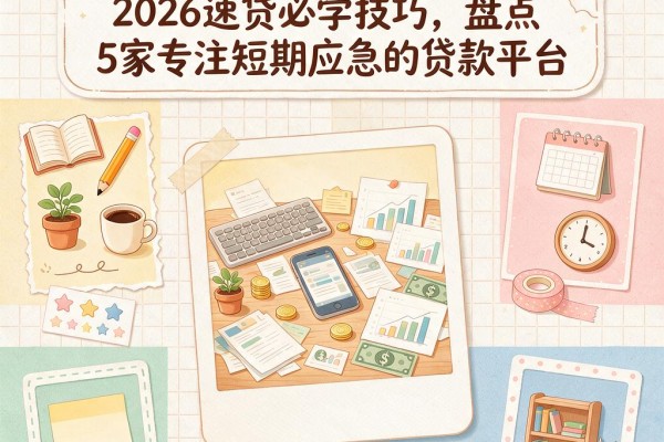 黑户芝麻744分也能下款？2026速贷必学技巧，盘点5家专注短期应急的贷款平台