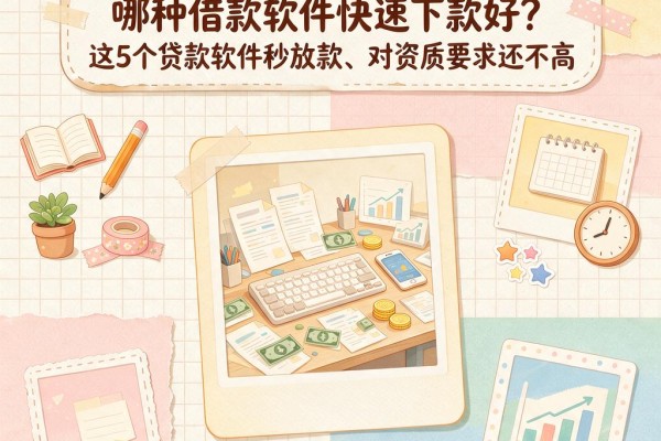 2026年总算懂了！哪种借款软件快速下款好？这5个贷款软件秒放款、对资质要求还不高