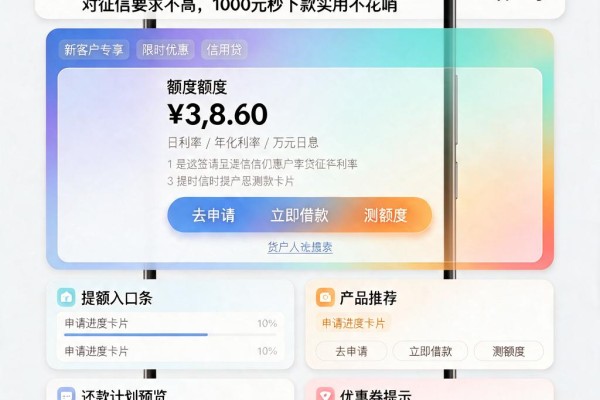 征信黑了也别慌!这5个借款口子6月圈内爆料,对征信要求不高,1000元秒下款实用不花哨