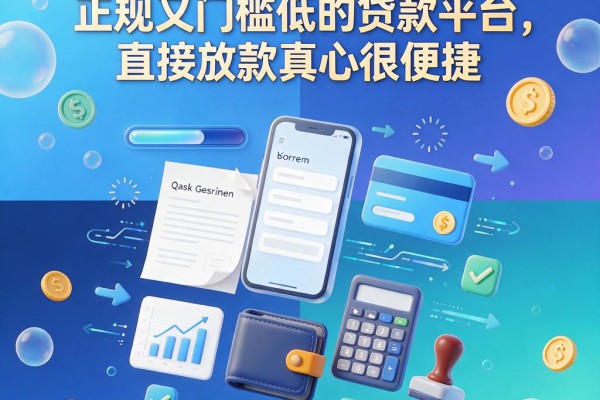 急用钱必看!5个正规又门槛低的贷款平台,直接放款真心很便捷
