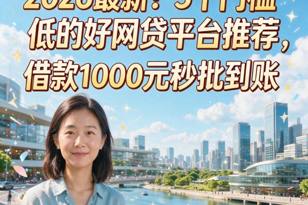2026最新!5个门槛低的好网贷平台推荐,借款1000元秒批到账