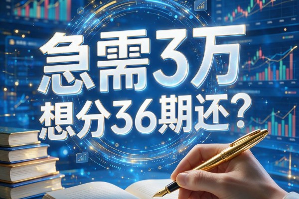 急需3万且想分36期还?这5个正规贷款平台最靠谱