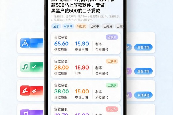 黑户必看!6月圈内高评的5个借款500马上放款软件,专做黑户贷500的口子贷款
