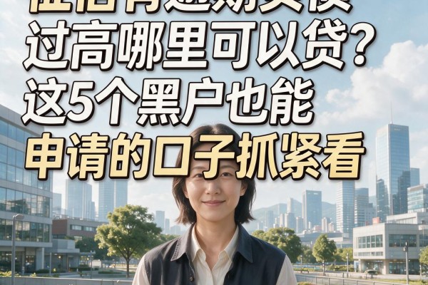 征信有逾期负债过高哪里可以贷?这5个黑户也能申请的口子抓紧看