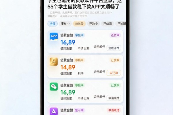 学生也能用的贷款软件平台盘点，这5个学生借款稳下款APP太顺畅了