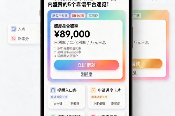 一万元借款哪个合适?2026圈内盛赞的5个靠谱平台速览