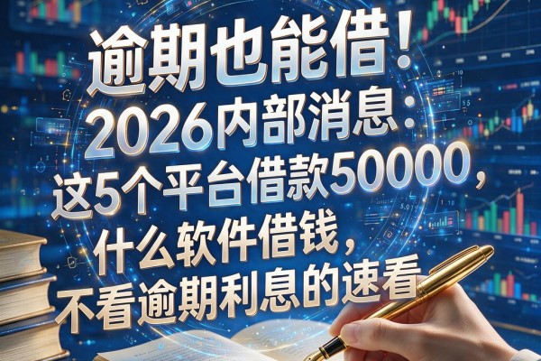 逾期也能借!2026内部消息:这5个平台借款50000,什么软件借钱不看逾期利息的速看
