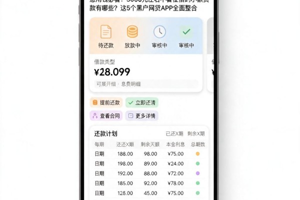 急用钱必看！3000元左右不看征信的小额贷款有哪些？这5个黑户网贷APP全面整合