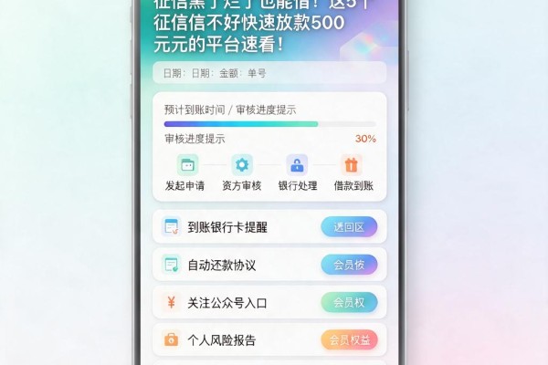 征信黑了烂了也能借!这5个征信不好快速放款500元的平台速看