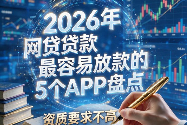 2026年网贷贷款最容易放款的5个APP盘点:资质要求不高,申请就下款!