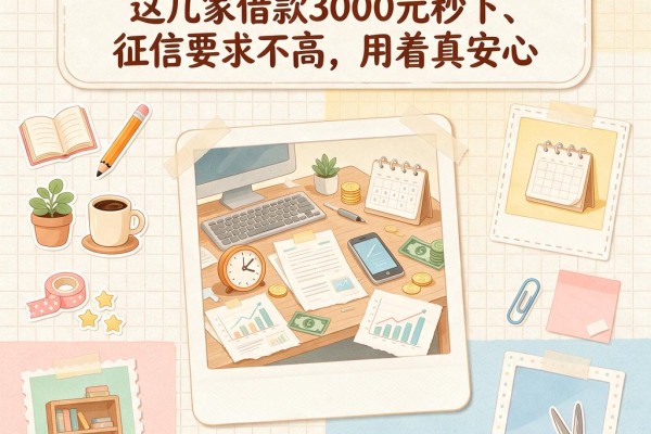 2026年新的贷款平台有哪些?这几家借款3000元秒下、征信要求不高,用着真安心