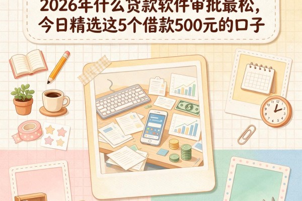 无视征信报告也能下款?2026年什么贷款软件审批最松,今日精选这5个借款500元的口子
