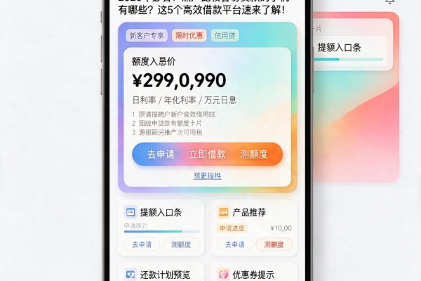 2026年必看!黑户比较容易贷款的手机有哪些?这5个高效借款平台速来了解