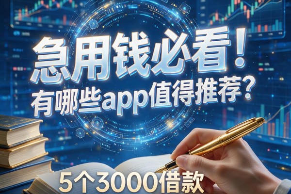 急用钱必看！有哪些app值得推荐？这5个3000借款无视的平台秒下款救急