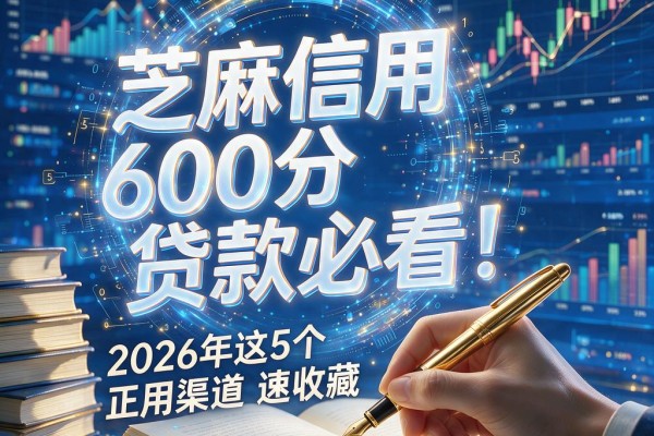 芝麻信用600分贷款必看!2026年这5个正规渠道,速收藏