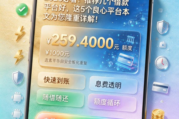 2026必看!推荐几个借款平台好,这5个良心平台本文为您隆重详解!