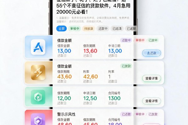 征信黑了、花了、烂了也能借？这5个不查征信的贷款软件，4月急用20000元必看！