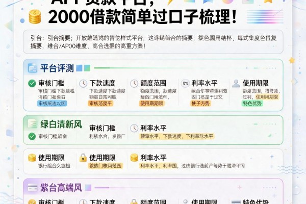 急需用钱?这5个容易过的APP贷款平台,2000借款简单过口子梳理