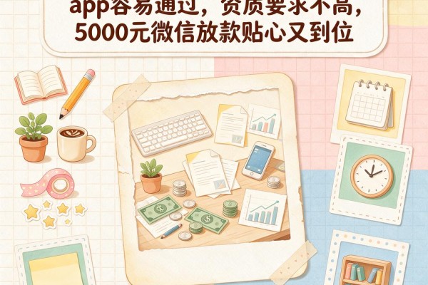 2026年必看!这5个小额借款app容易通过,资质要求不高,5000元微信放款贴心又到位