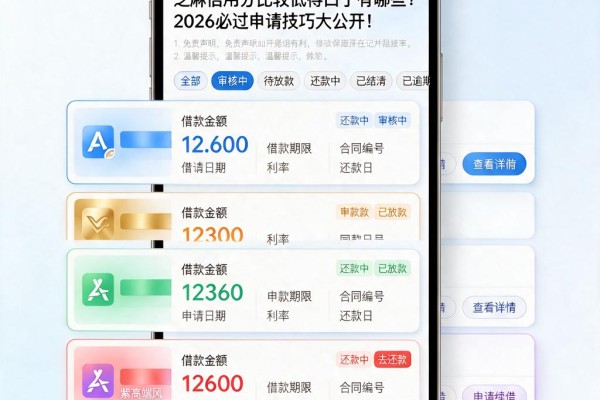 芝麻信用分比较低得口子有哪些？2026必过申请技巧大公开！