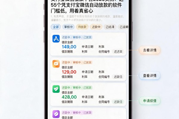支付宝微信借款平台2026实测！这5个凭支付宝微信自动放款的软件门槛低，用着真省心