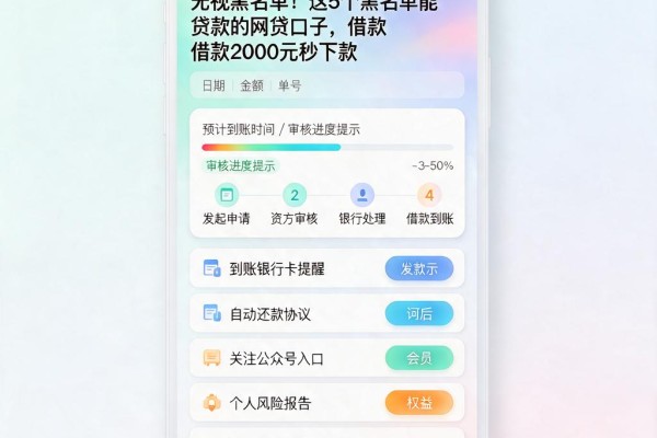 无视黑名单!这5个黑名单能贷款的网贷口子,借款2000元秒下款