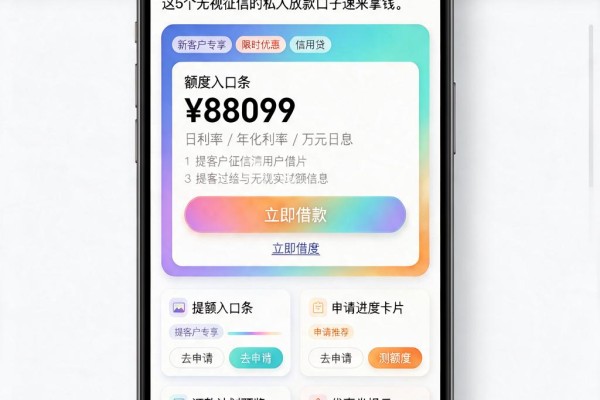 黑户必看！4个不看征信的借款软件，这5个无视征信的私人放款口子速来拿钱