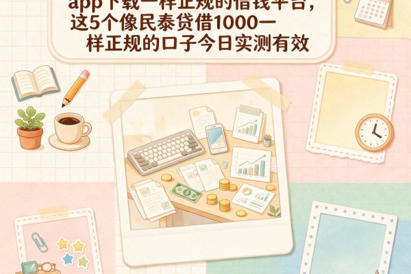 急用钱必看!除了像民泰贷借款app下载一样正规的借钱平台,这5个像民泰贷借1000一样正规的口子今日实测有效