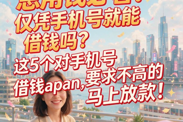 急用钱必看!仅凭手机号就能借钱吗?这5个对手机号要求不高的借钱app,马上放款!