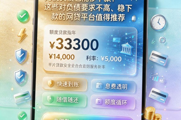 无视负债也能秒下款?这些对负债要求不高、稳下款的网贷平台值得推荐