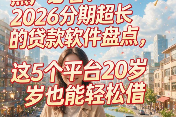 黑户必看！2026分期超长的贷款软件盘点，这5个平台20岁也能轻松借