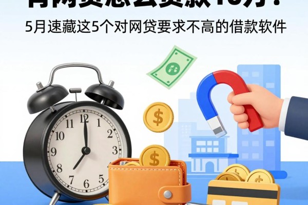 有网贷怎么贷款10万?5月速藏这5个对网贷要求不高的借款软件,轻松解急!