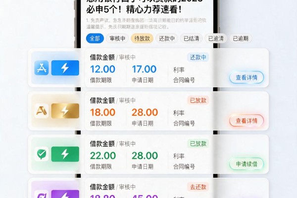 急用银行口子可以贷款的2026必申5个！精心力荐速看！