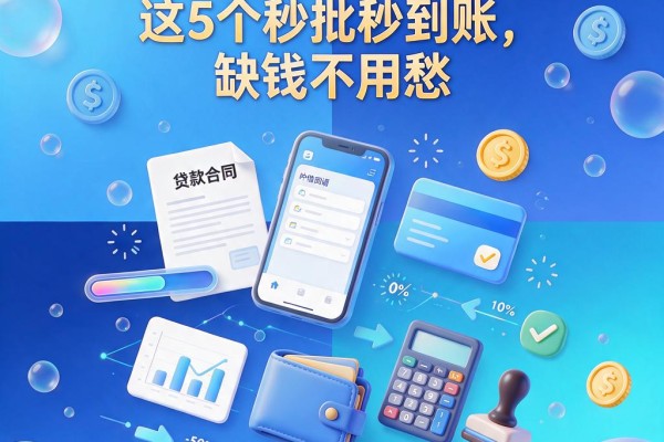 学生秒过借钱平台盘点！这5个秒批秒到账，缺钱不用愁