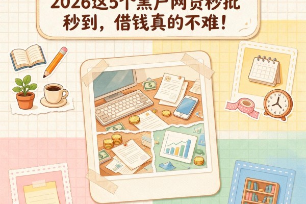 征信黑了烂了还能下款?2026这5个黑户网贷秒批秒到,借钱真的不难!