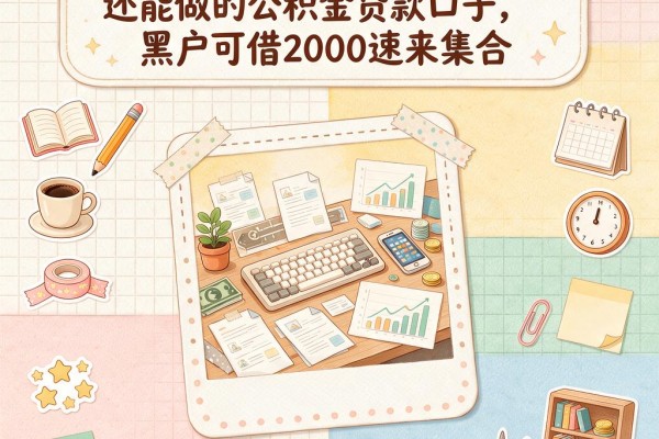 黑户必看!这5个2026年还能做的公积金贷款口子,黑户可借2000速来集合