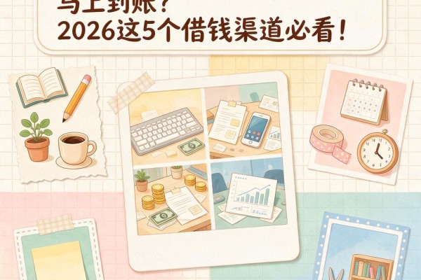 急用10000元没银行卡也能马上到账?2026这5个借钱渠道必看!