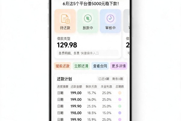 急用钱必看！什么app无门槛借钱利息低？6月这5个平台借5000元稳下款