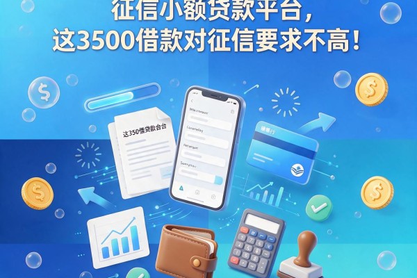 最新盘点：5个最新不上征信小额贷款平台，这3500借款对征信要求不高！