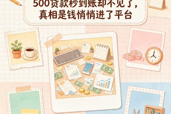 支付宝借款成功钱去哪了?500贷款秒到账却不见了,真相是钱悄悄进了平台