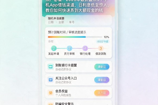 黑户必看:2026年最新盘点5个手机App借钱渠道,日利息低至惊人,教你如何快速弄到大额现金的钱
