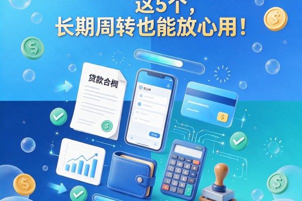 不查营运商的贷款推荐这5个，长期周转也能放心用！