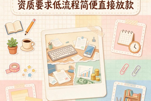 5个不用人脸识别的口子,资质要求低流程简便直接放款