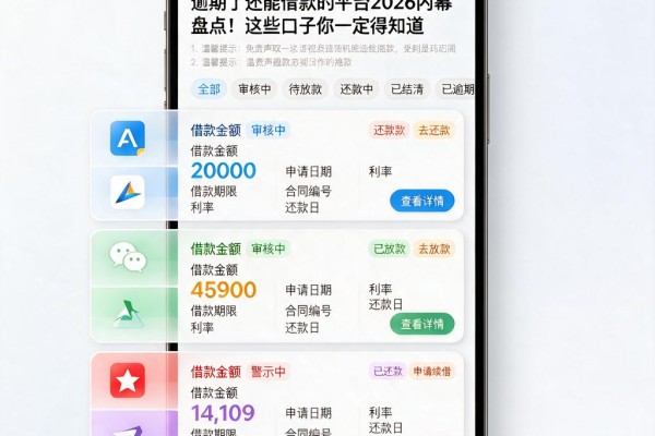 逾期了还能借款的平台2026内幕盘点!这些口子你一定得知道