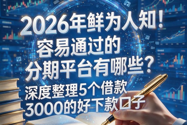 2026年鲜为人知!容易通过的分期平台有哪些?深度整理5个借款3000的好下款口子