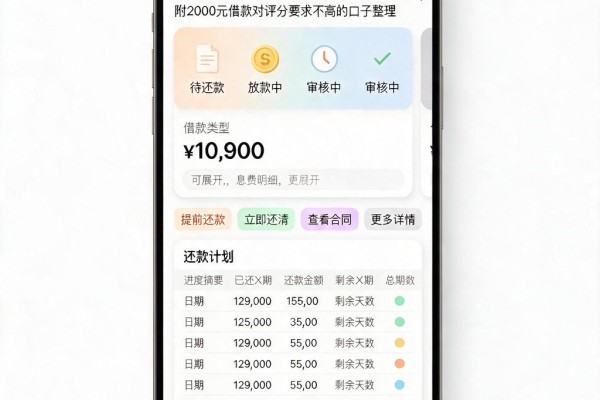 不看征信评分也能借!这5个贷款平台真的好用,附2000元借款对评分要求不高的口子整理