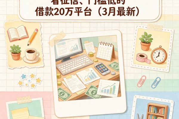急用钱必看!盘点5个不看征信、门槛低的借款20万平台(3月最新)