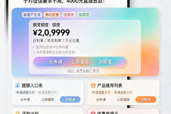 20岁不看征信的黑户贷速看!2026这5个借钱口子对征信要求不高,4000元直接放款
