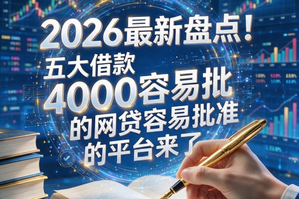 2026最新盘点!五大借款4000容易批的网贷容易批准的平台来了