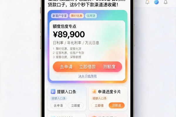 征信大数据黑了也能贷!2026必看的黑户贷款口子,这5个秒下款渠道速收藏